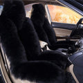 Black Sheepskin Car Seat Cover (1 Piece) Z674006
