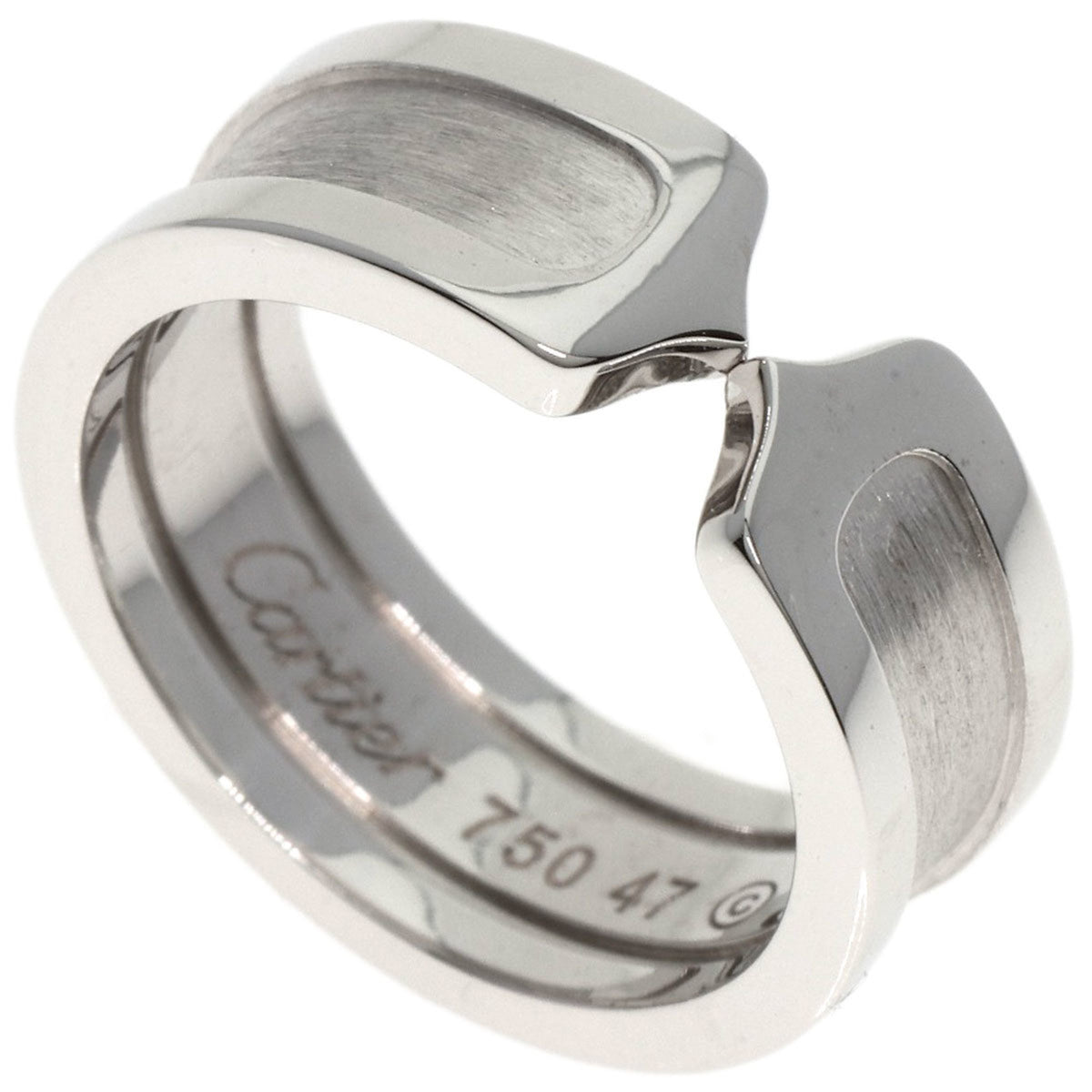K18 White Gold Ladies Ring A702