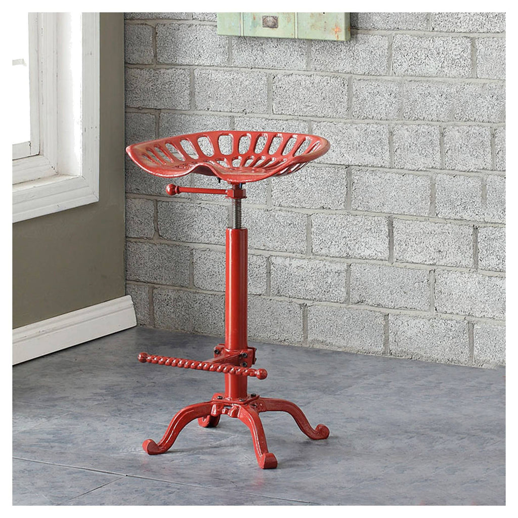 Red Hunter Metal Adjustable Counter Stool A413