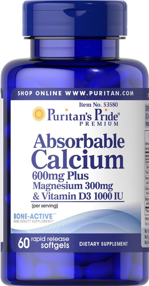Calcium 600mg plus Magnesium 300mg & Vitamin D 1000iu F472875