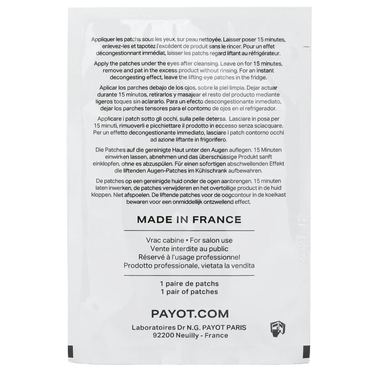 Roselift Eye Lifting Patch 20pairs M76968