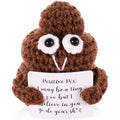 3 Inch Crochet Doll with Positive Cards O221756