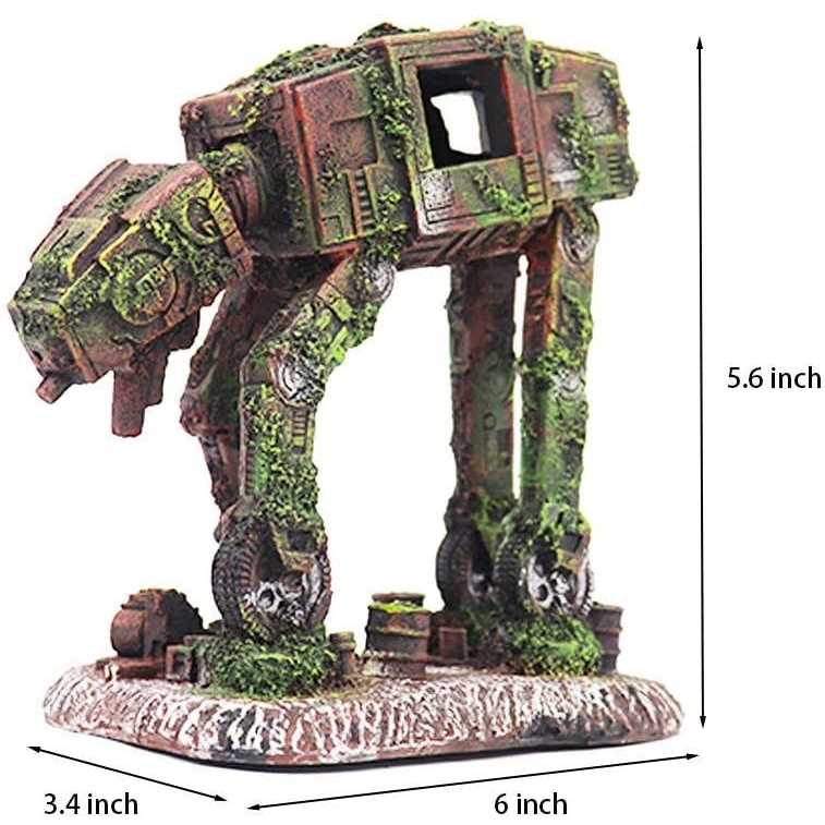 Aquarium Decorations Walking Land Tank Aquarium Ornament W5832