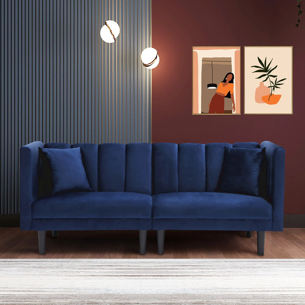 Velvet Futon Sofa Bed Q550688