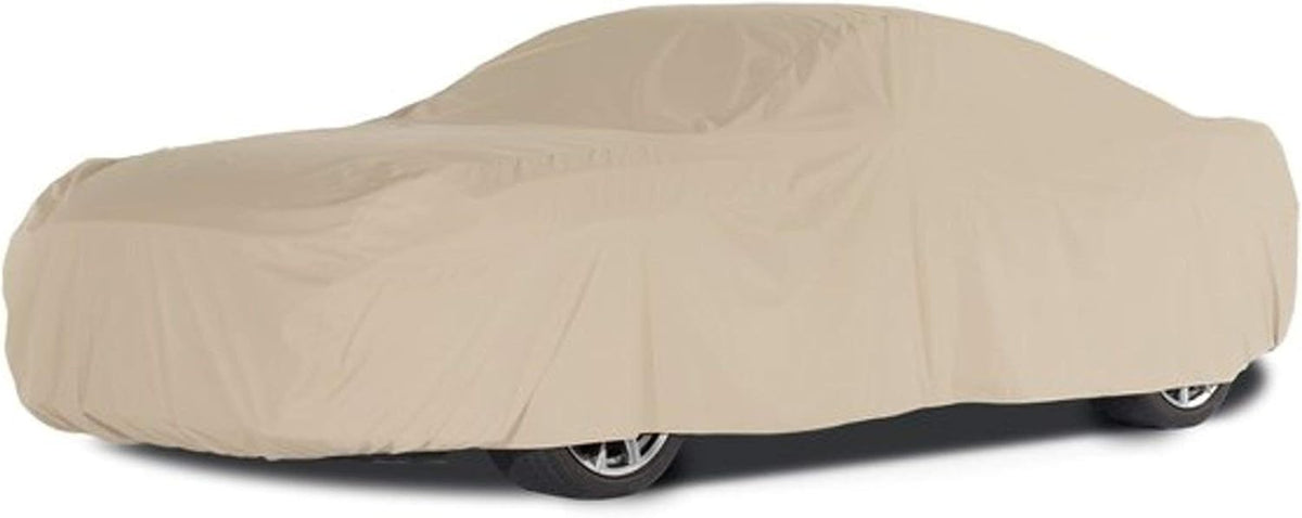 Khaki Weather Resistant Polyester Car Cover M67464