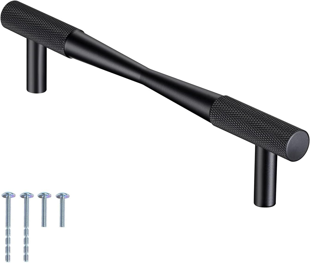 10 Pack Matte Black Cabinet Handles B4028