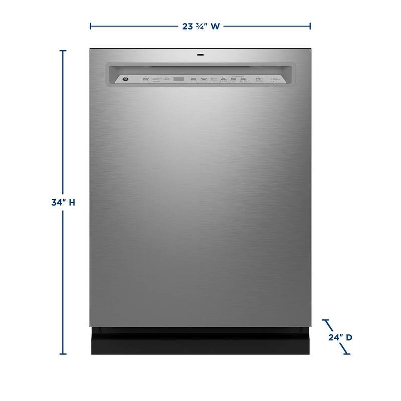 Stainless Front Control Built-In Tall Tub Dishwasher with 3rd Rack S2695