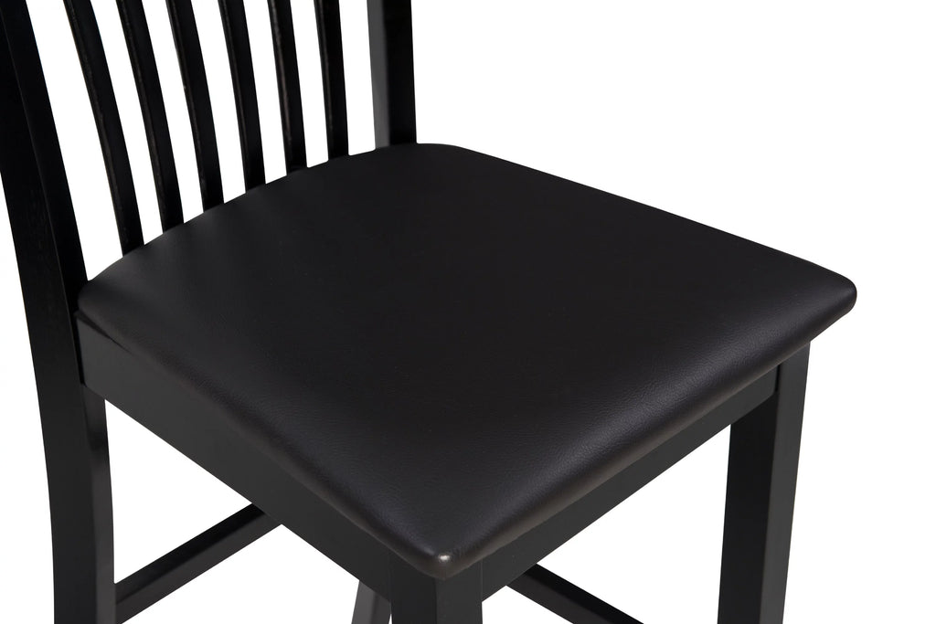 Black Indoor Wood Bar Stool L472