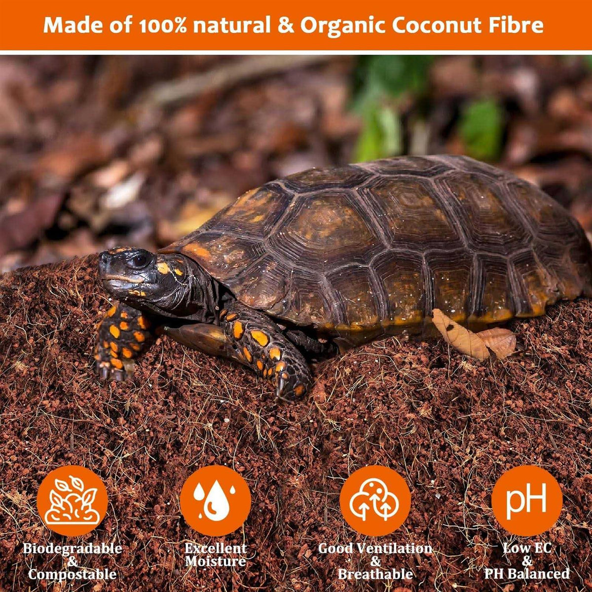 Natural Coconut Fiber Reptile Terrarium Bedding F799675
