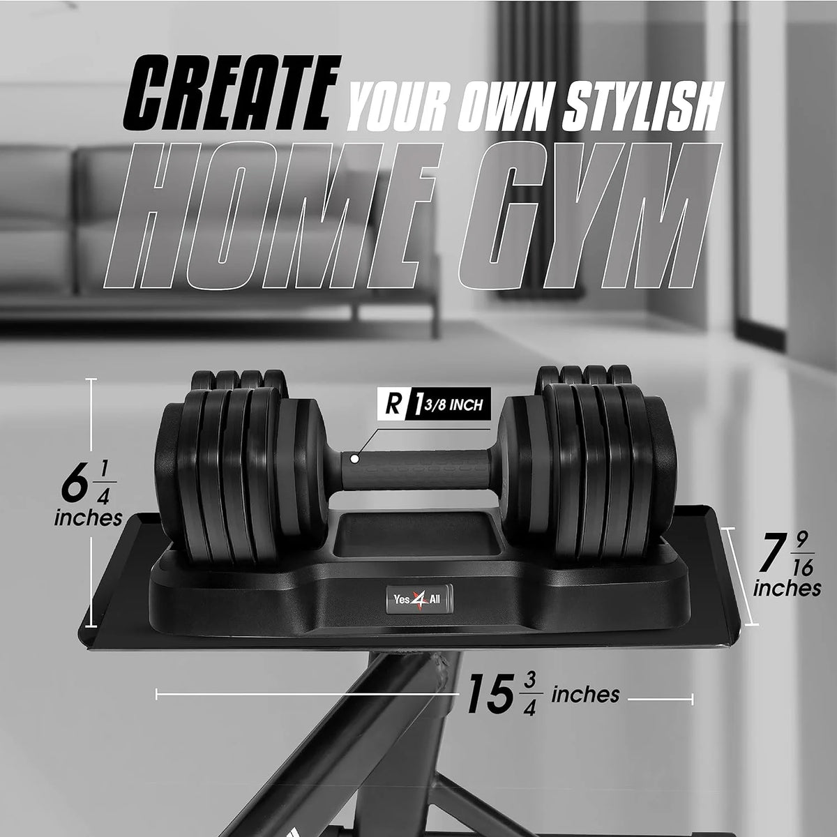 Adjustable Dumbbells 25lb Pair A89000