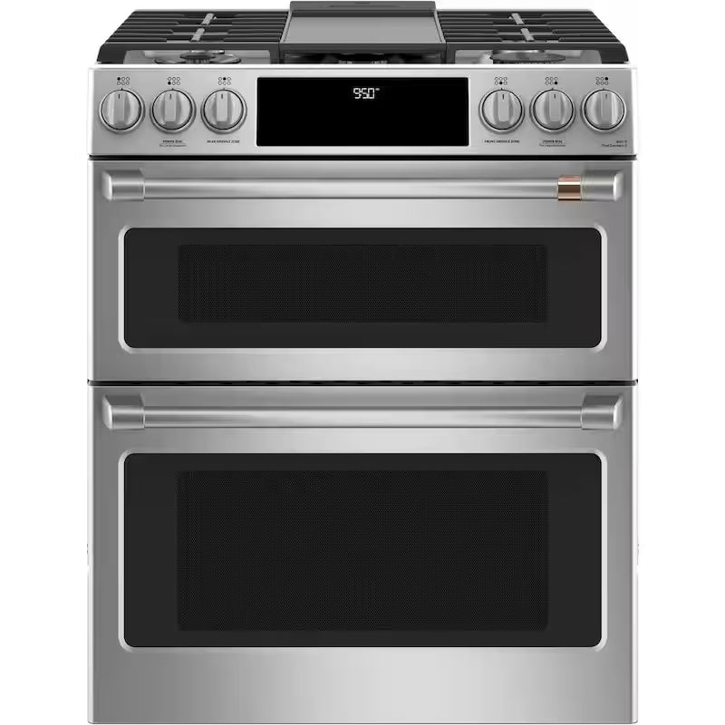 30 in. 7.0 cu. ft. Double Oven Dual-Fuel Range with Convection and Self-Clean Stainless Steel F98448