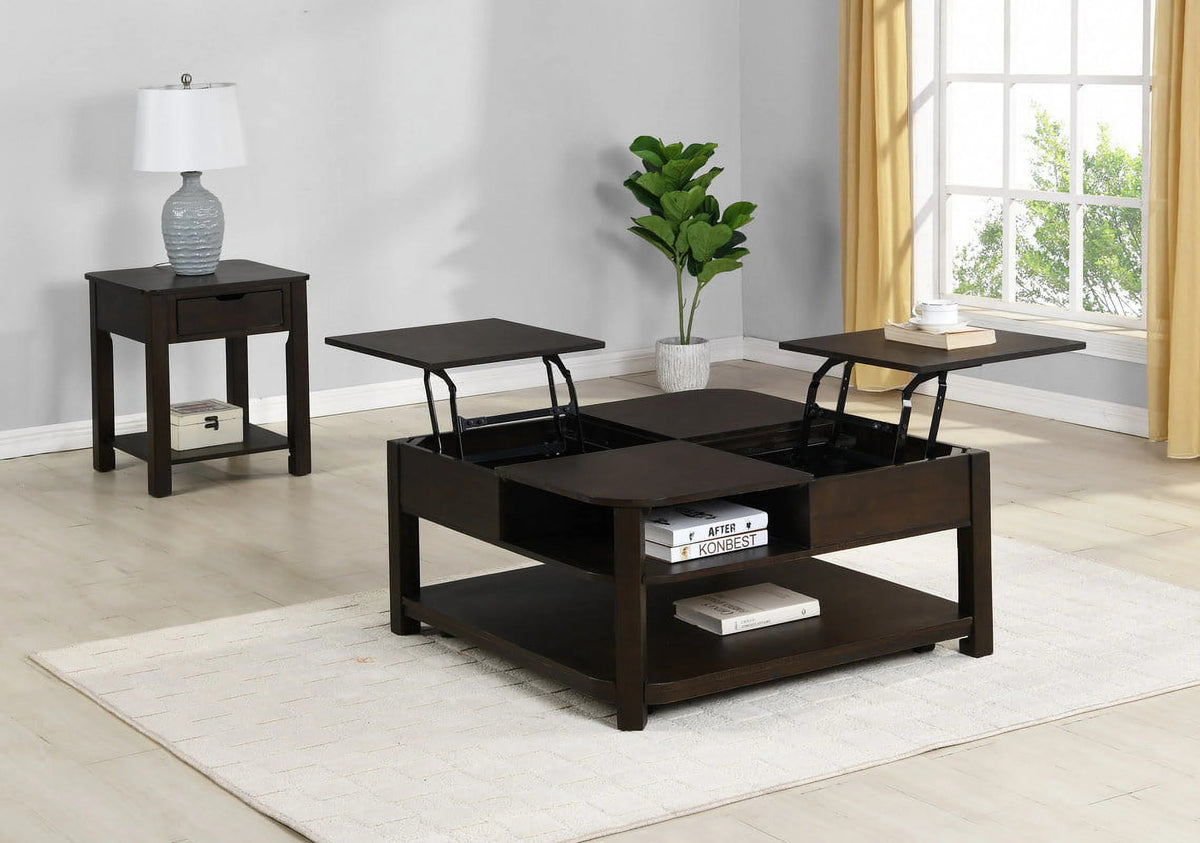 Lift-Up Coffee Table with Hidden Storage T66107
