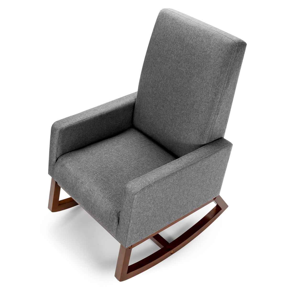 Mid Century Rocking Chair Beige A19043