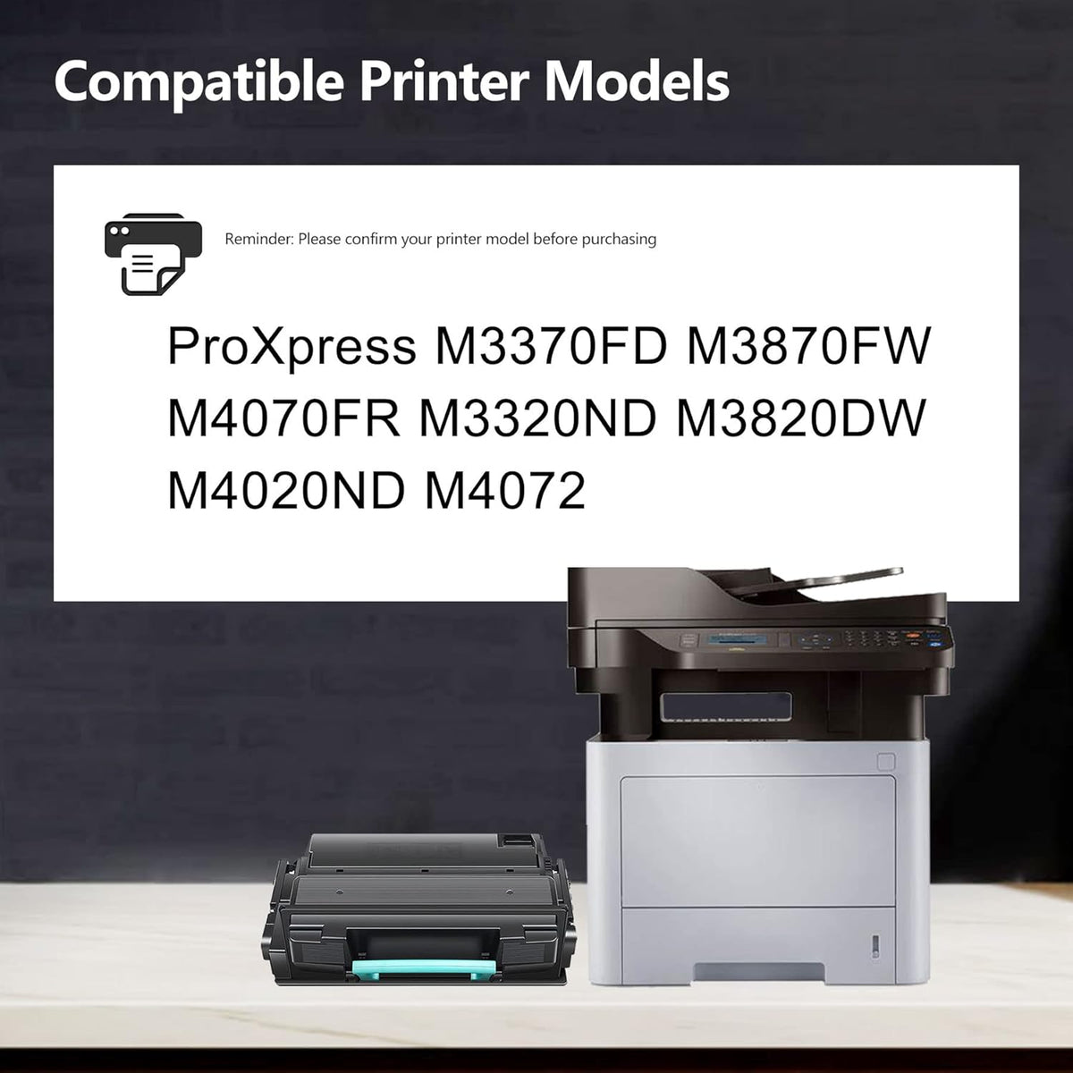Compatible MLT-D203S Toner Cartridge 2 Pack Black A78666