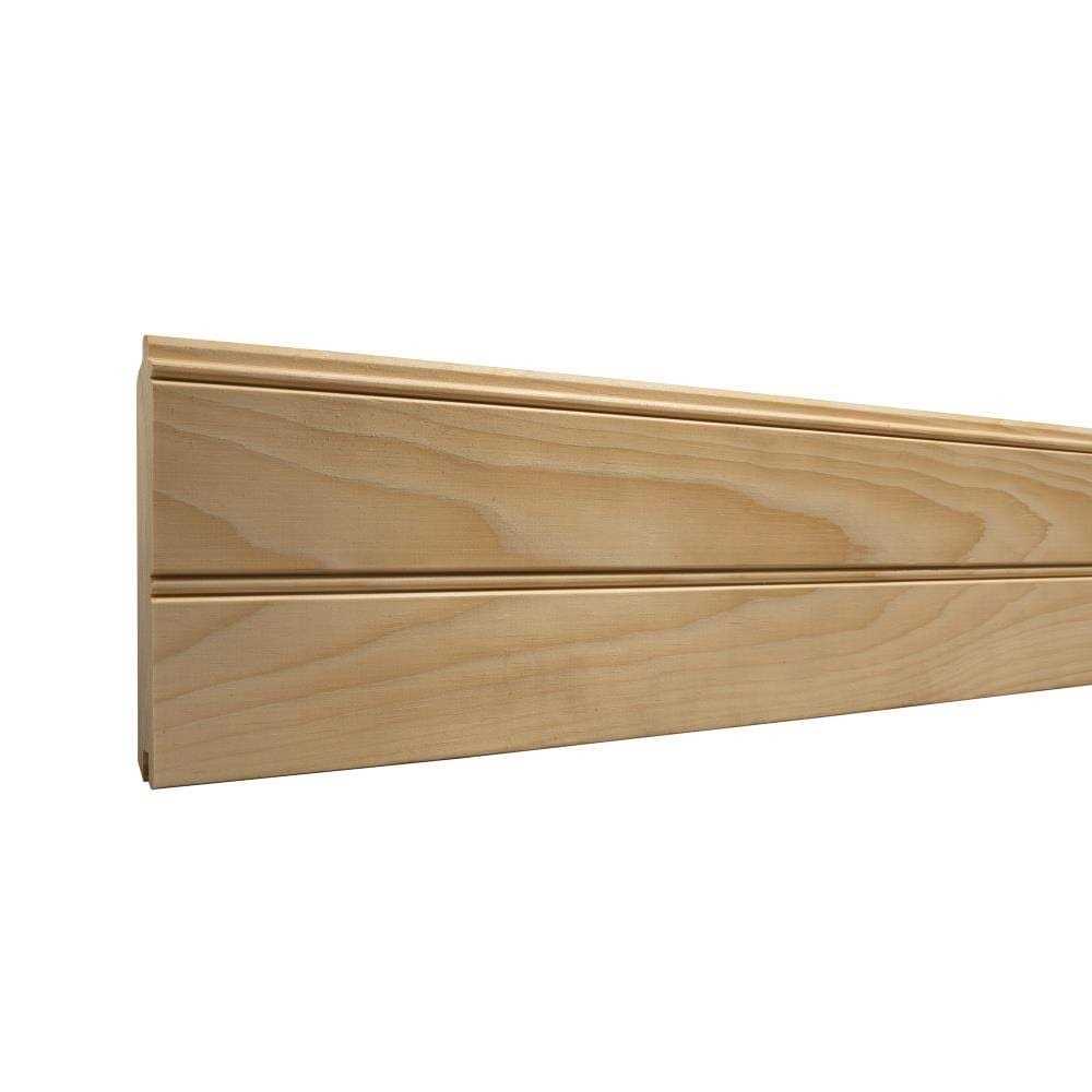Unfinished Pine Tongue and Groove Wall Plank U833195