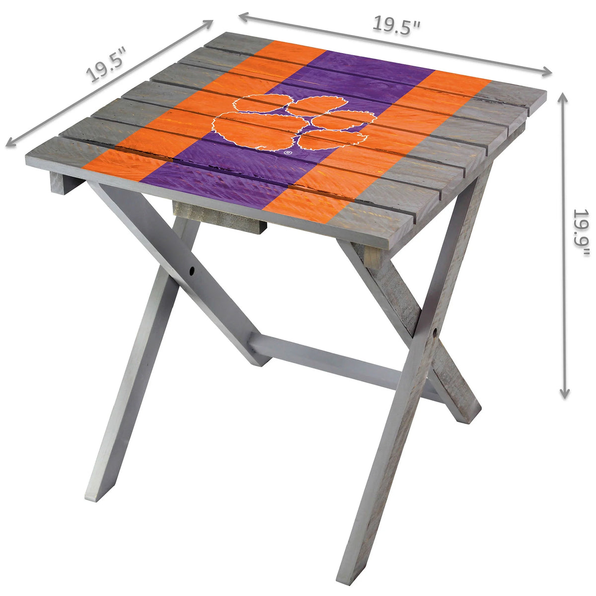 Gray Folding Adirondack Table Y654
