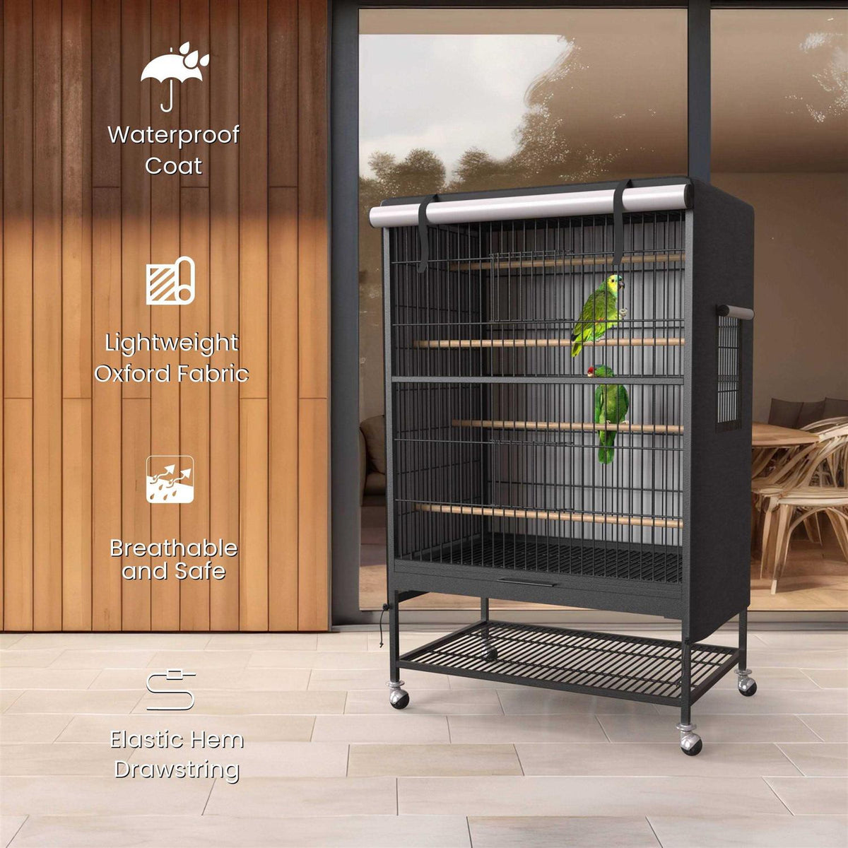 Blackout Bird Cage Cover M247