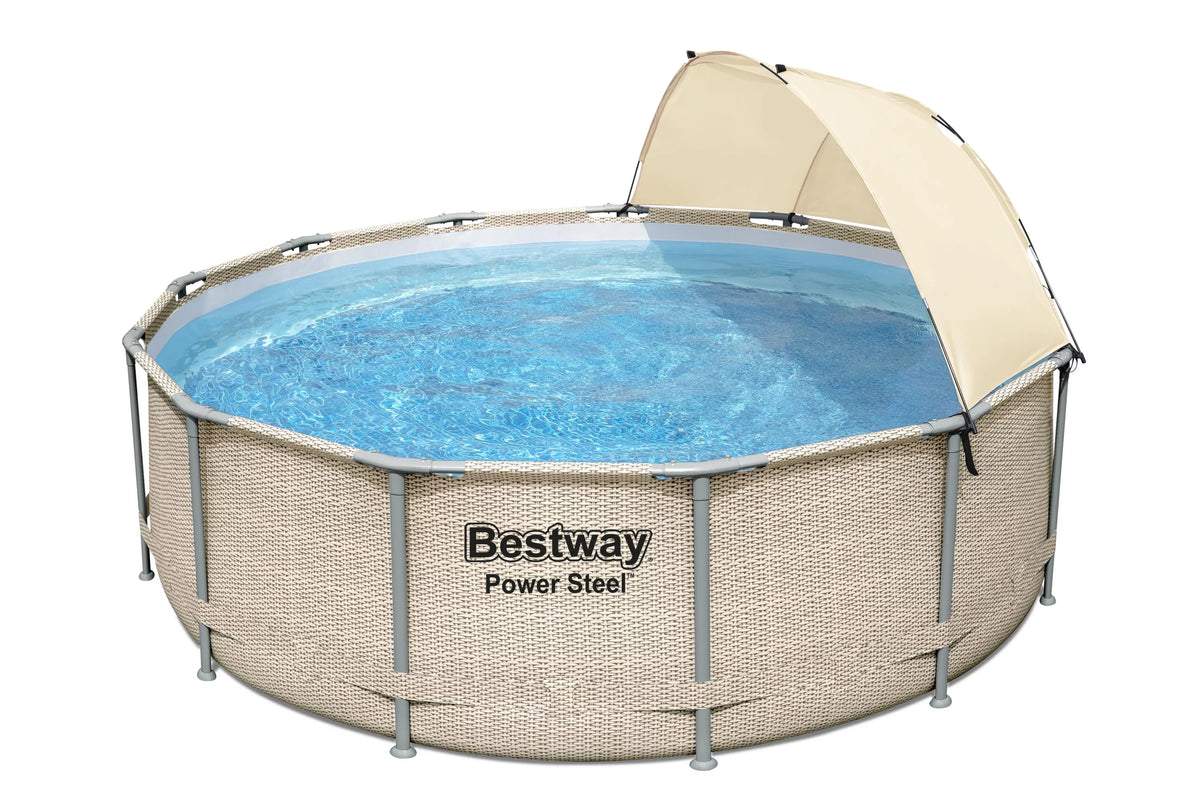 14' x 42 Round Above Ground Swimming Pool Set Y9130