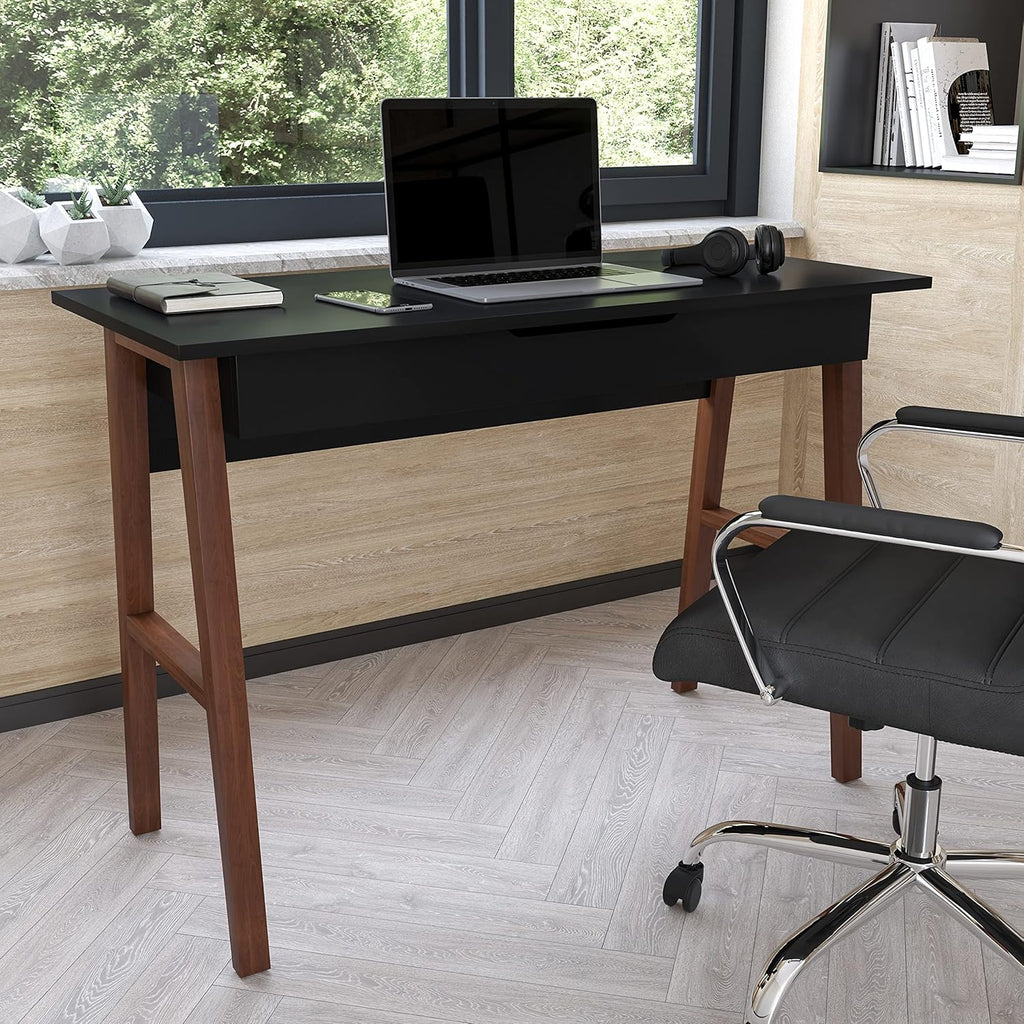 White Computer Desk with Storage Drawer E120816