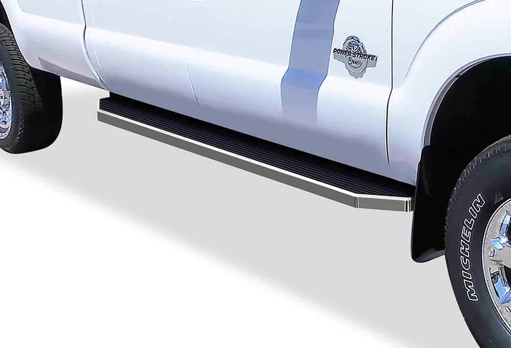 Black Running Boards 6 inches Crew Cab Y1254