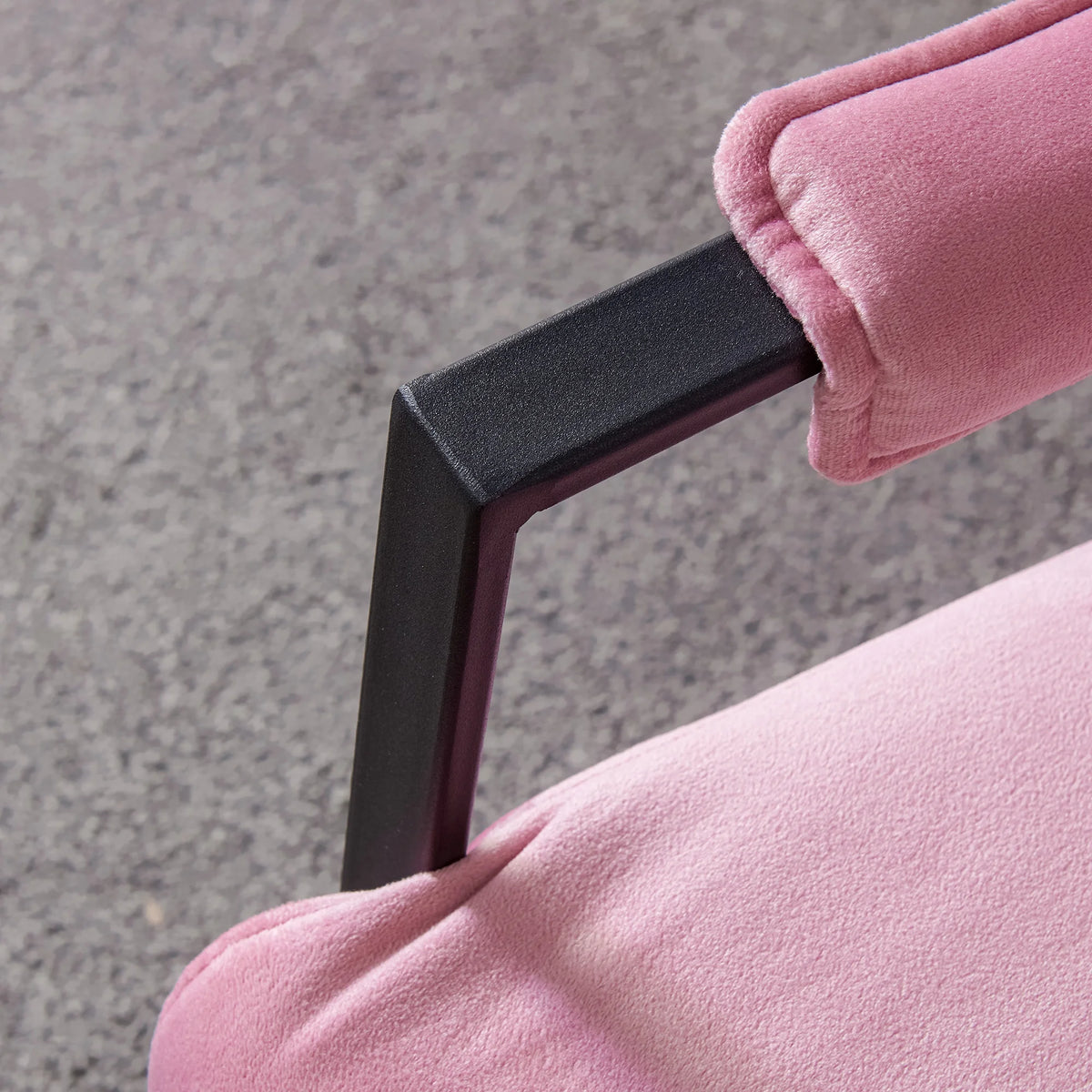 Pink Velvet Accent Armchair P137