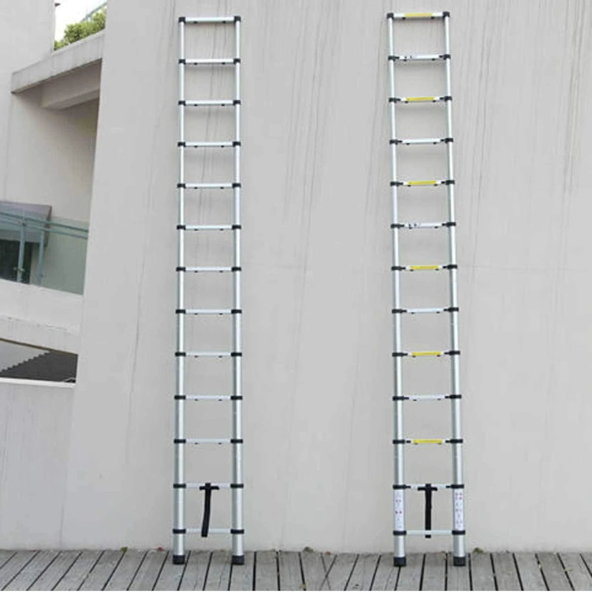 12FT Aluminum Telescoping Folding Ladder G89421