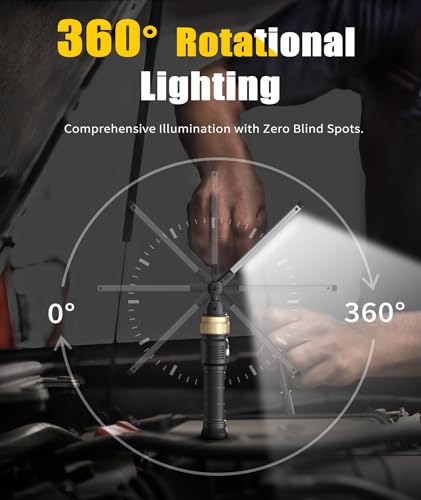 5000mAh Magnetic Rechargeable Work Light H31497