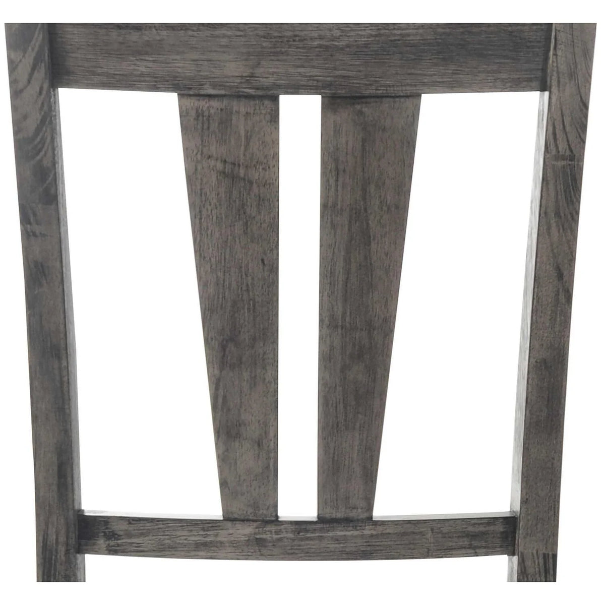 Gray Faux Leather Dining Chair Set of 2 A49922
