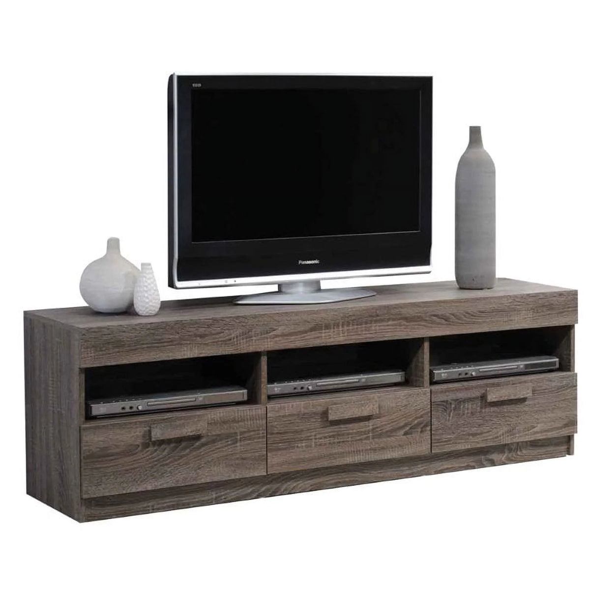 Rustic Oak TV Stand F67253