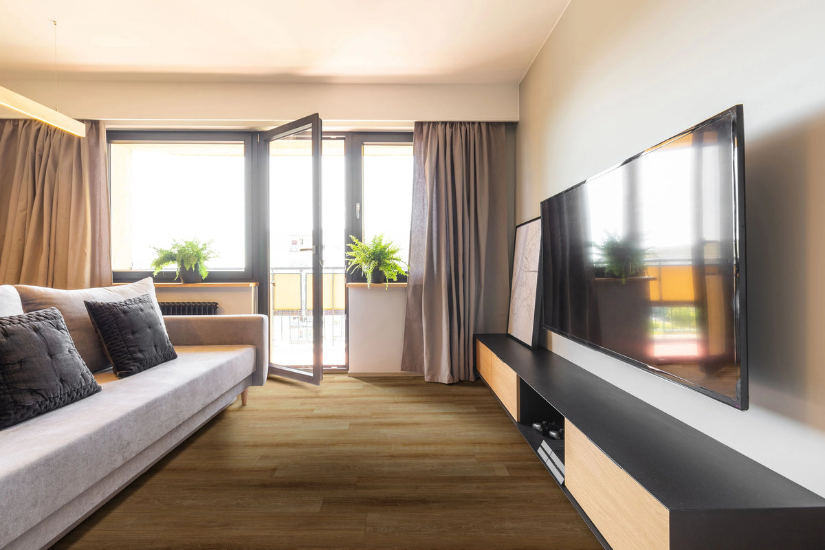 Walnut Forest 7 in. x 48 in. Rigid Core Luxury Vinyl Plank Flooring X6319