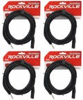 Black XLR to 1/4 TRS Balanced Cables I8679