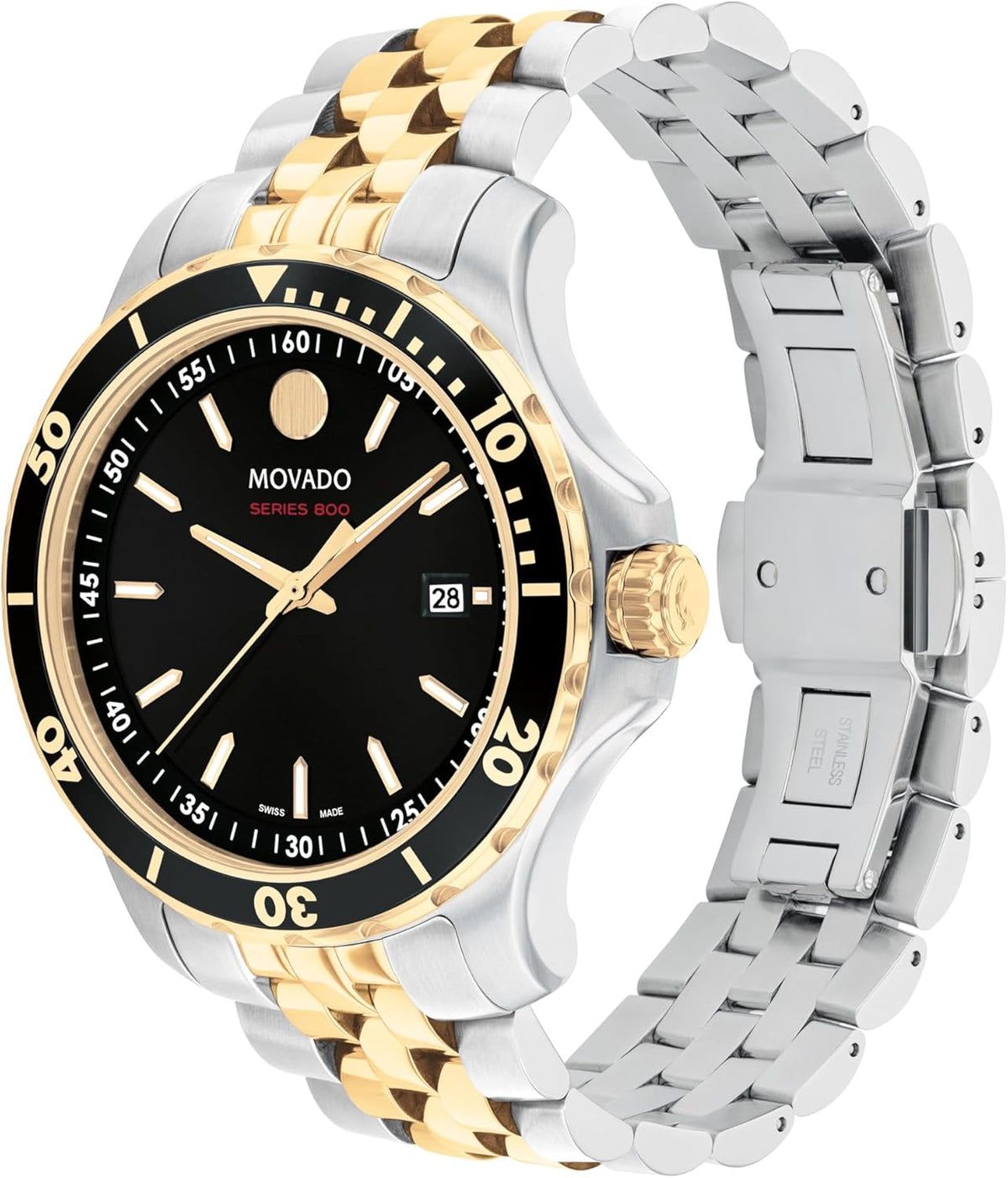 Swiss Quartz Stainless Steel Sport Watch 42mm I27052