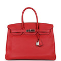 Pre-owned Clemence Leather Handbag F51643