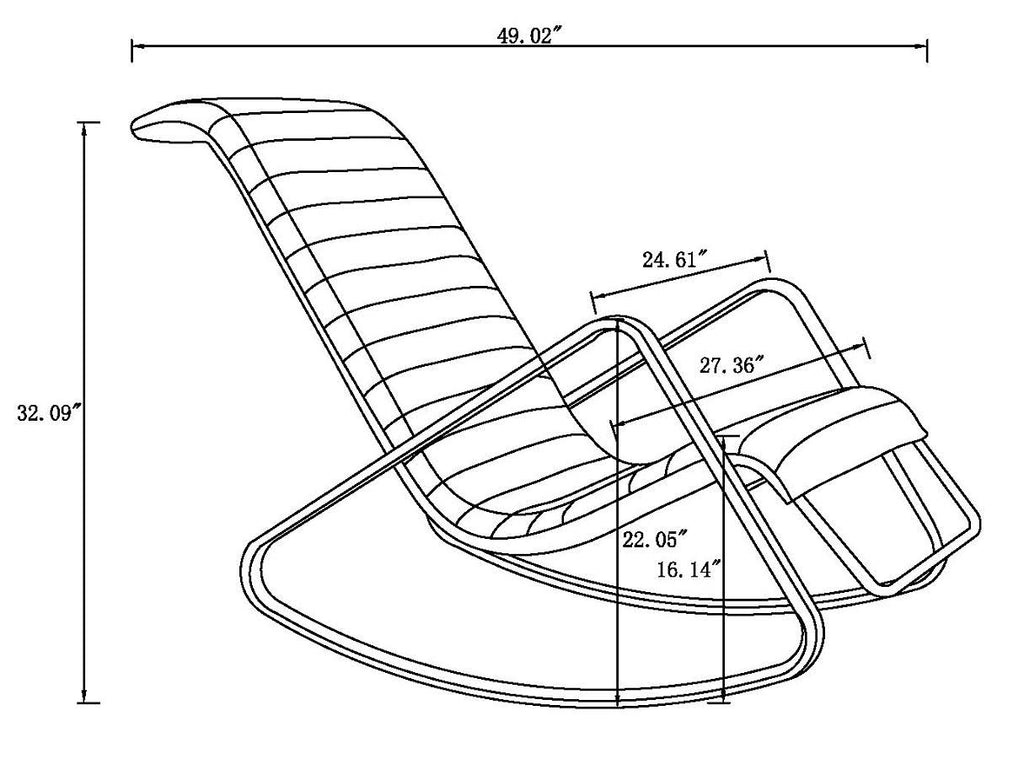 Black Lounge Chair G190