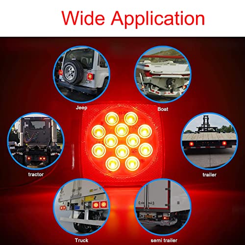 12V LED Trailer Light Kit with 25ft Trailer Wire Z389