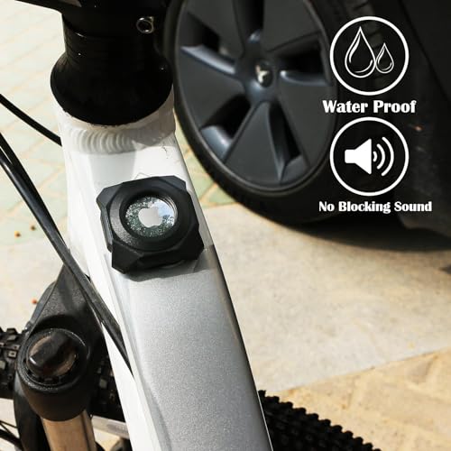 Black Waterproof Stick-On Mount Air Tag Case X66981