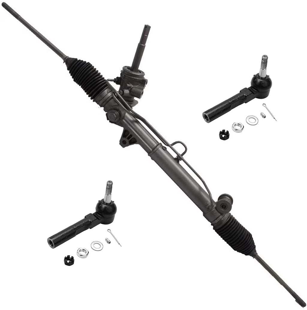 Steering Rack and Pinion Kit with 2 Outer Tie Rod Ends I630