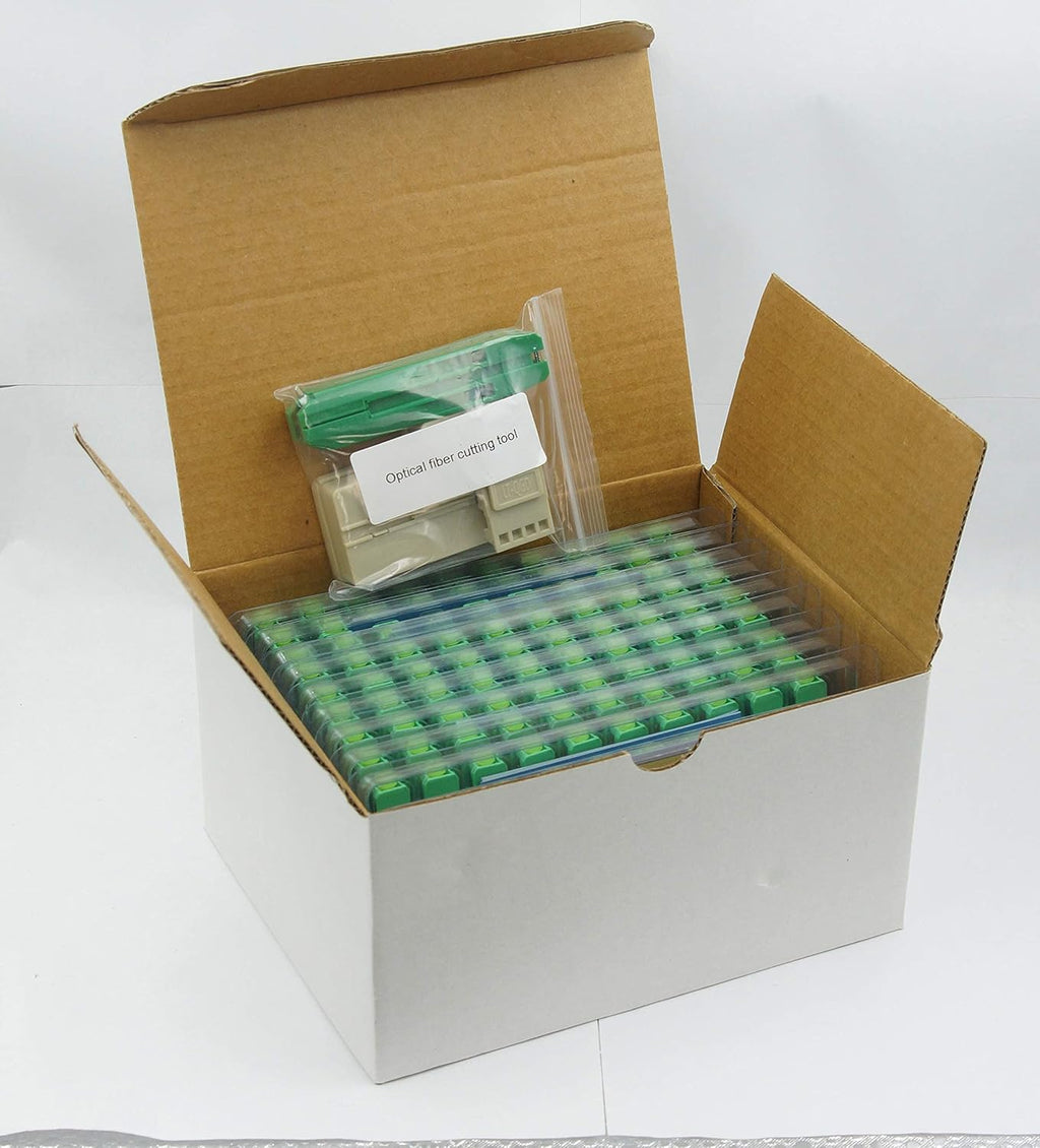SC APC Fiber Optic Quick Connector 100pcs T206329