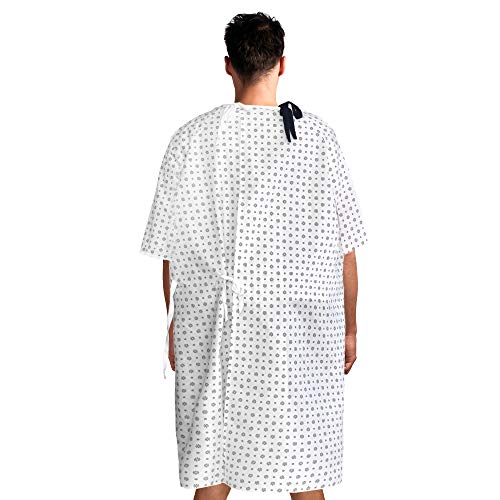 Unisex Patient Gown with Back Ties U9864