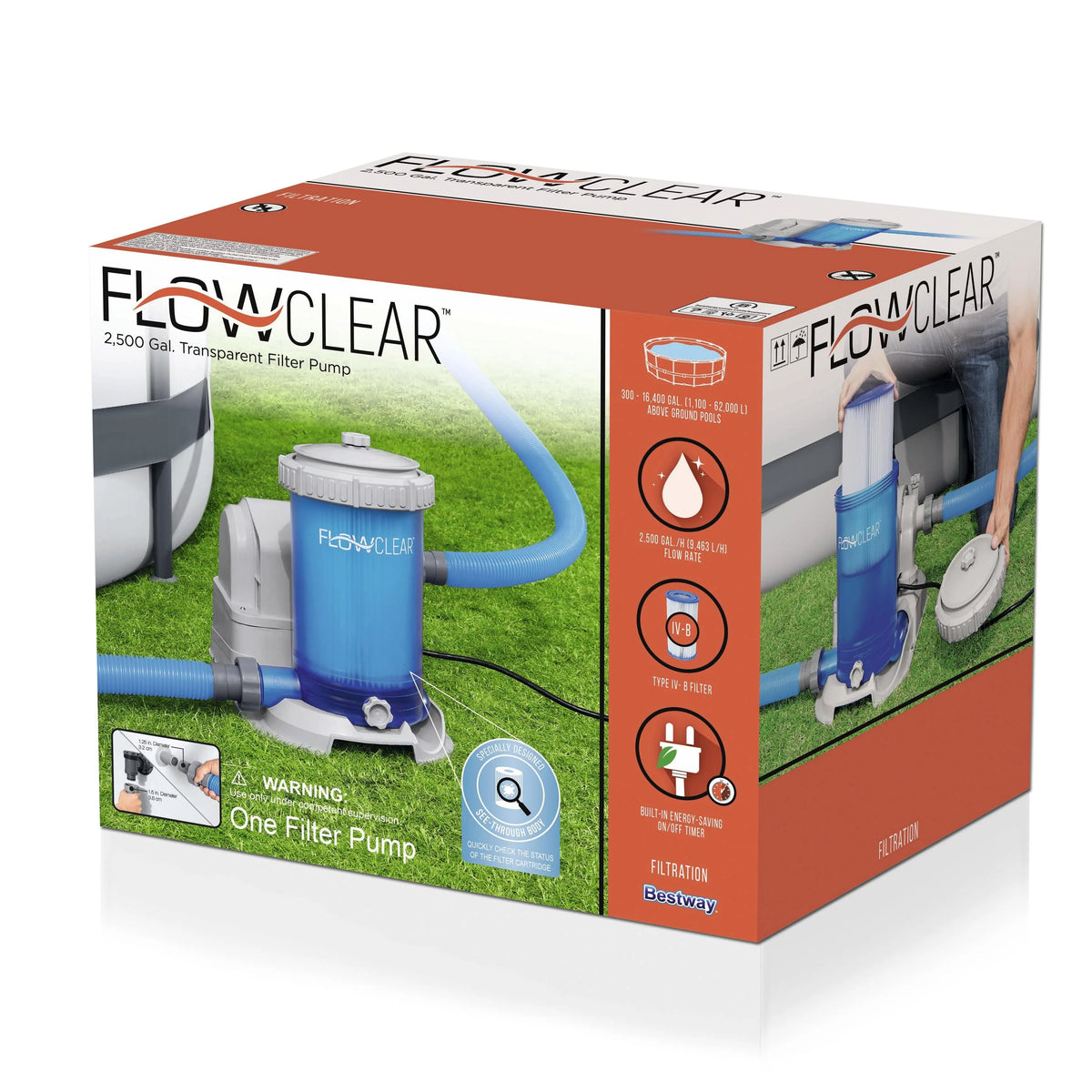 Transparent Filter Pump M4443