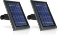 2W 6V Solar Panel with 13.1ft Cable (2-Pack, White) T4647