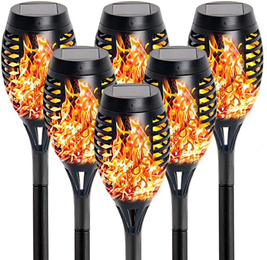 Waterproof Solar Spotlights 6 Pack F9761