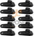 10 Pack Heavy Duty Reusable Tarp Clips Q7846