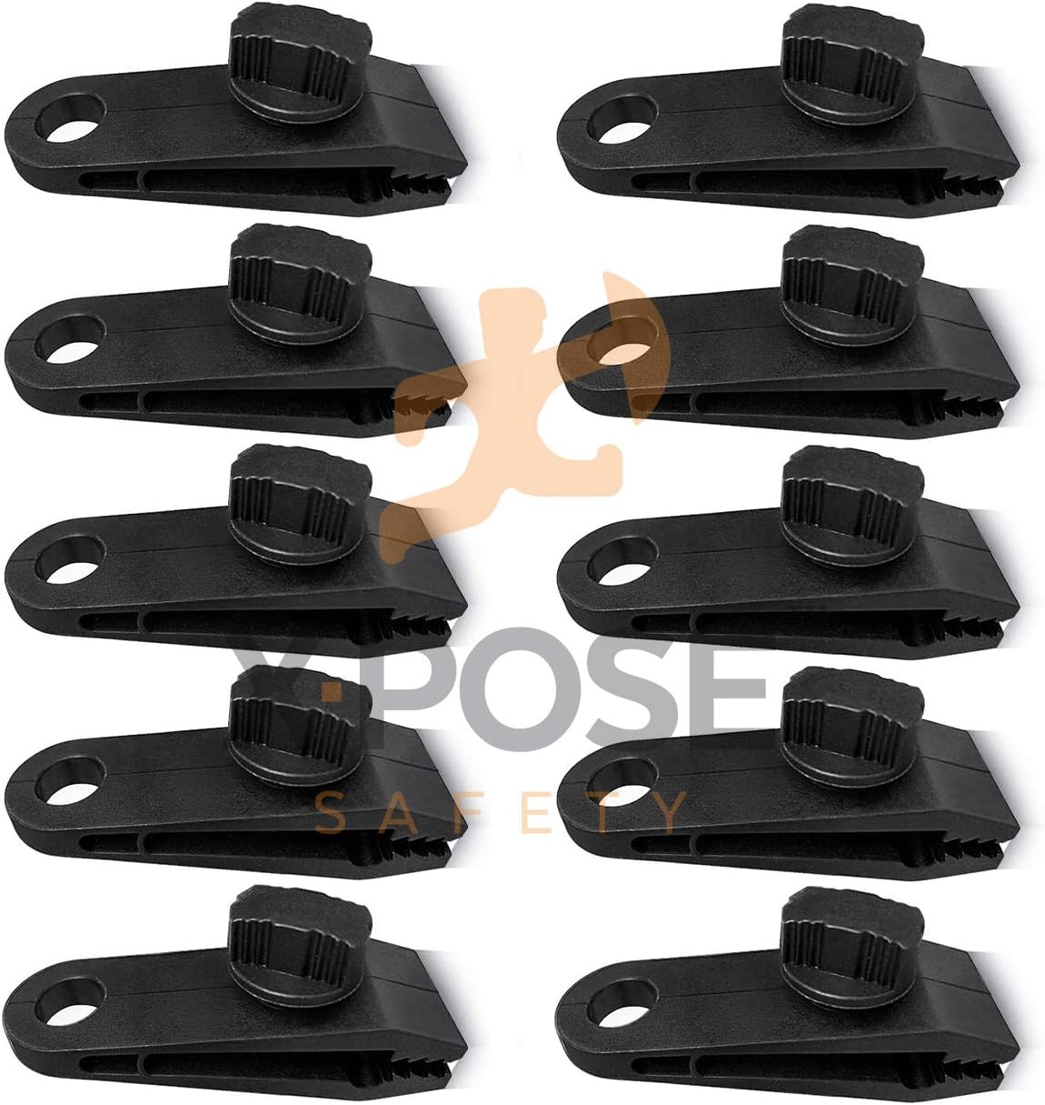 10 Pack Heavy Duty Reusable Tarp Clips Q7846