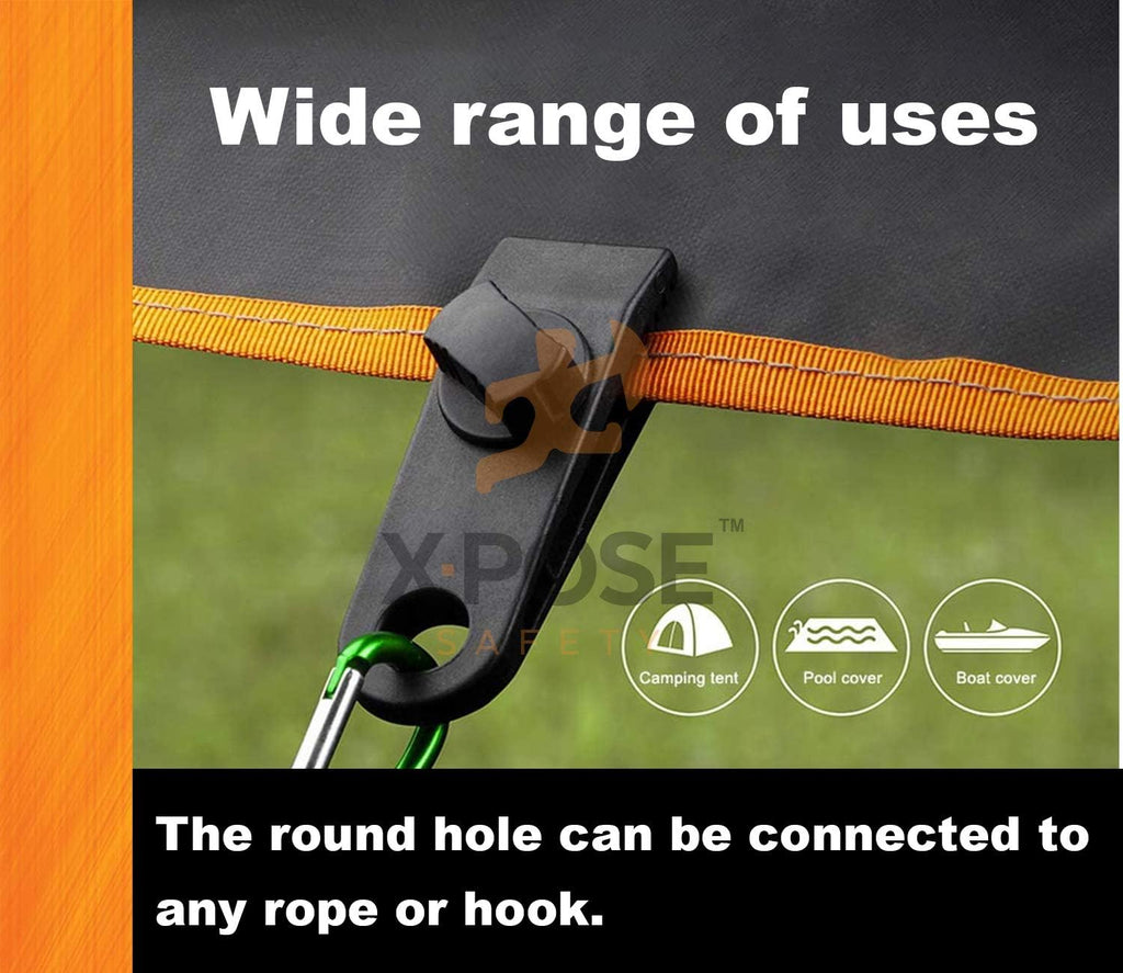 10 Pack Heavy Duty Reusable Tarp Clips Q7846