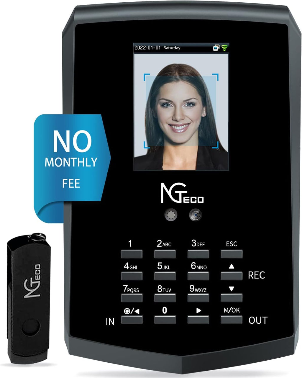 Face Recognition Time Clock G42012