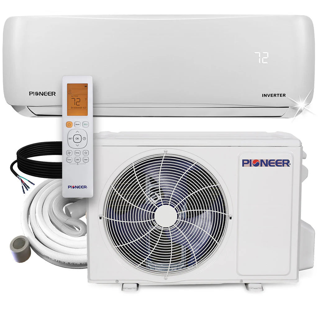 9,000 BTU 230V Ductless Mini-Split Inverter Air Conditioner Heat Pump System O5119