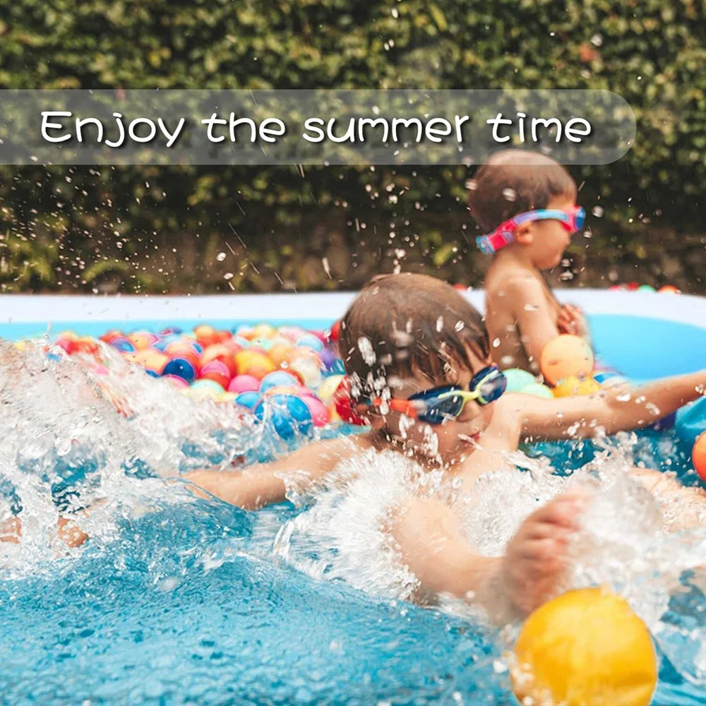 Inflatable Swimming Pool, 103" X 69" X 23" Above Ground O535