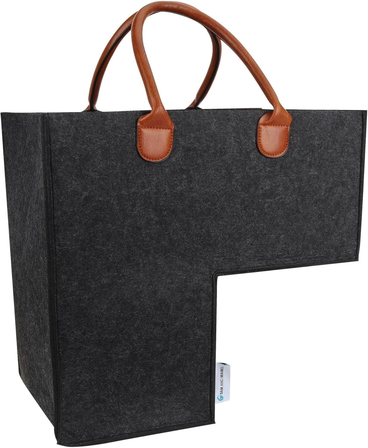 Felt Stair Basket with Handles K496