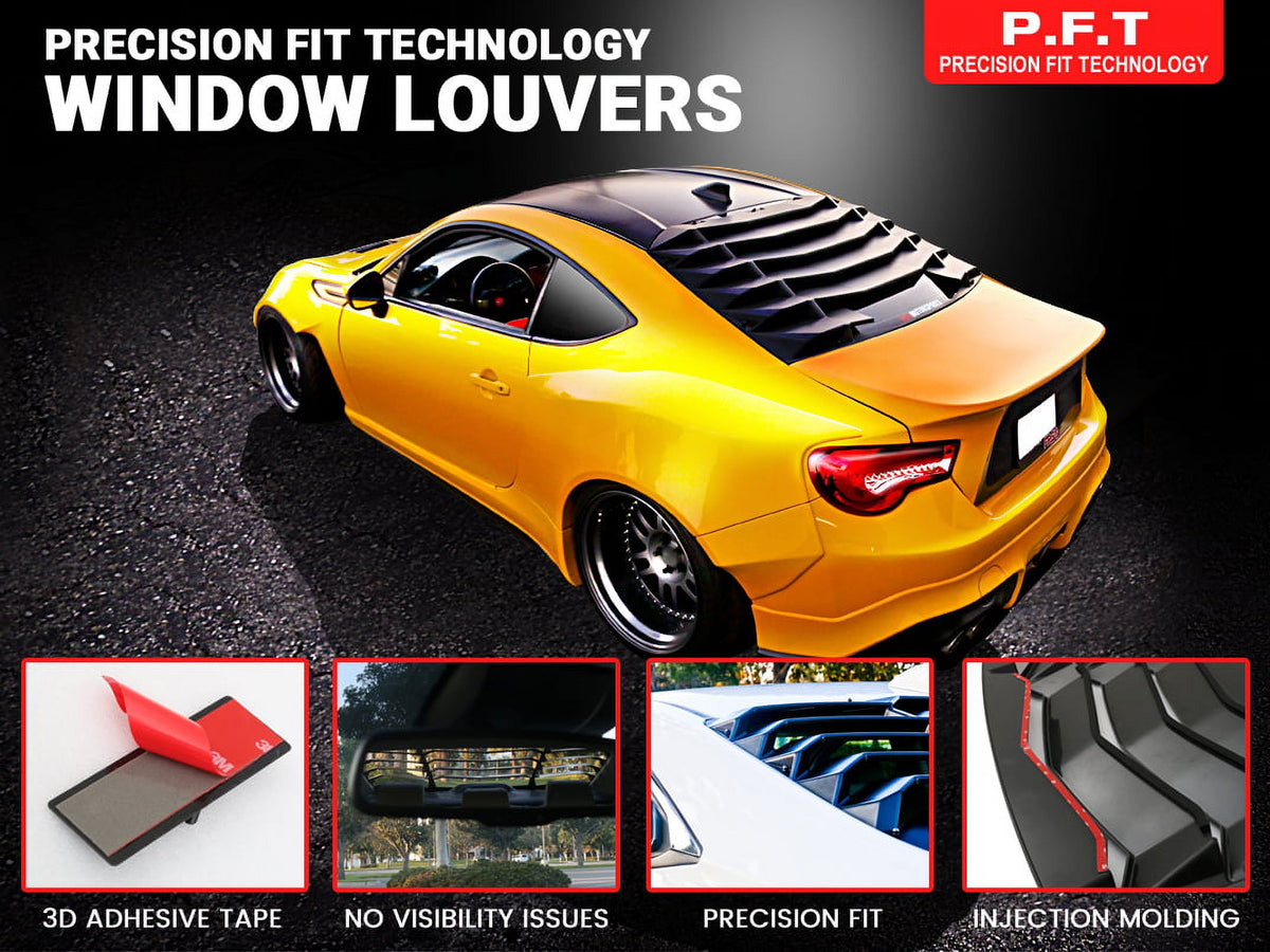 Rear Window Louver Wind Guard A276